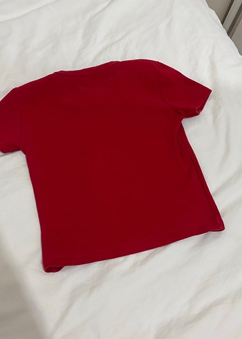 Kırmızı Y2K punk strawberry crop - Görsel 2