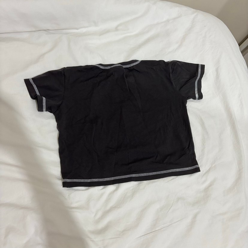 Y2K füme partie monsters crop t-shirt - Görsel 2