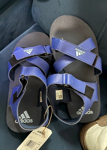 Adidas Lacivert Erkek Sandalet - Görsel 3