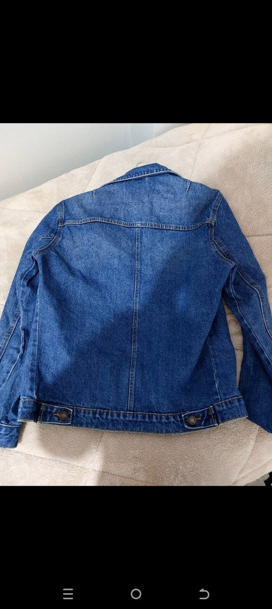 erkek Mavi Düğmeli Denim Ceket - Görsel 3