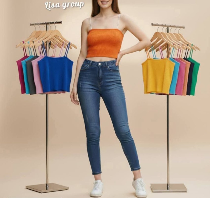 bayan askılı crop4 tanesi 100 TL standart kesim her bedene uygun - Görsel 2