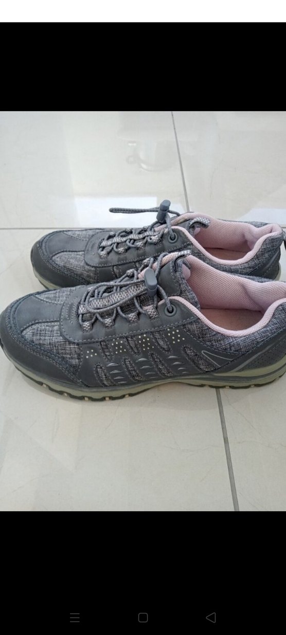 Yılan Desenli Gri Kadın Sneaker - Görsel 3