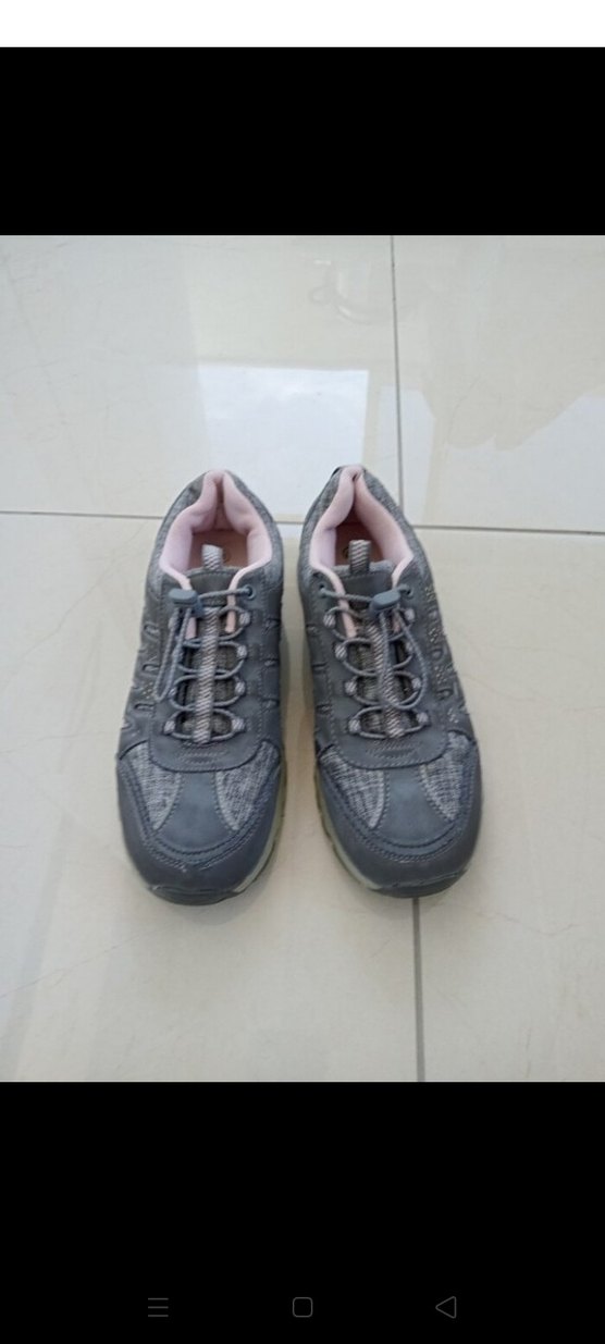 Yılan Desenli Gri Kadın Sneaker - Görsel 2