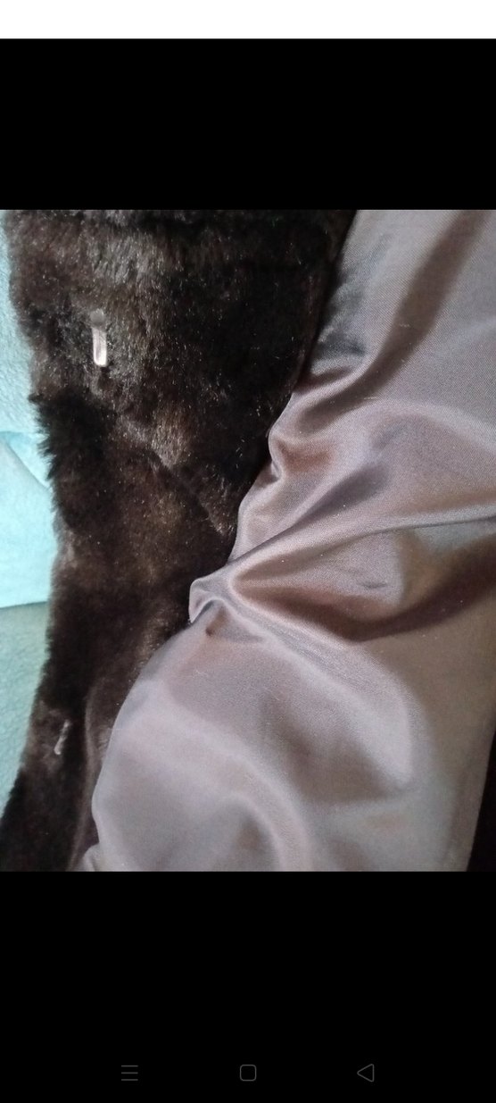 Siyah Kadın Midi Boy Suni Kürk Ceket - Görsel 2