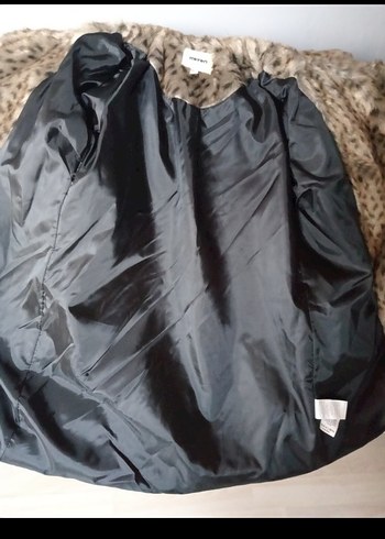 Leopar Desenli Kadın Suni Kürk Midi Kaban - Görsel 3