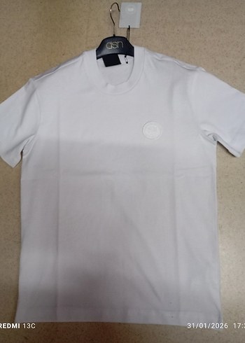 oversize Beyaz Erkek Tişört, Yuvarlak Yaka. s.m.l.xl XXL.xxl - Görsel 2