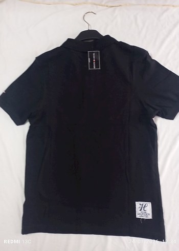 Erkek Siyah Baskılı Kısa Kollu Polo Tişört - Görsel 4