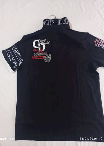 Düğmeli Siyah Erkek Polo Tişört - Görsel 2