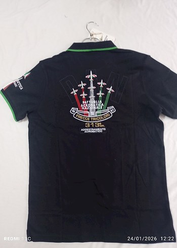 Erkek Siyah Düğmeli Polo Yaka Tişört - Görsel 2