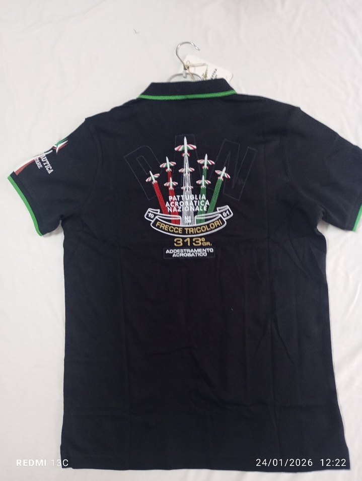 Erkek Siyah Düğmeli Polo Yaka Tişört - Görsel 2