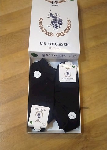 U.S. Polo Assn. 125 Yıl corapi Bej.  kokulu - Görsel 2