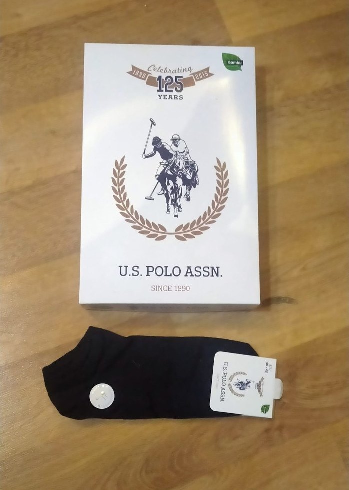U.S. Polo Assn. 125 Yıl corapi Bej.  kokulu - Görsel 4