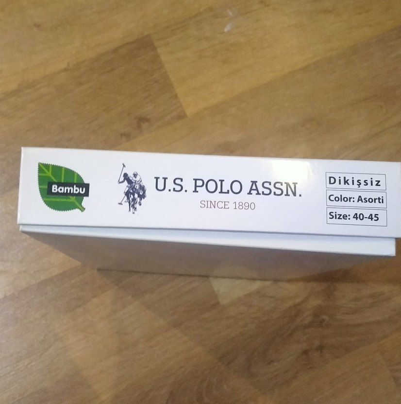 U.S. Polo Assn. 125 Yıl corapi Bej.  kokulu - Görsel 3
