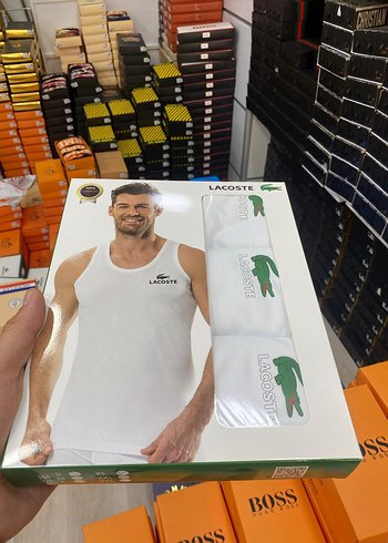 Calvin Klein Baskılı Siyah Erkek Atlet 3 lu paket group modeller - Görsel 7