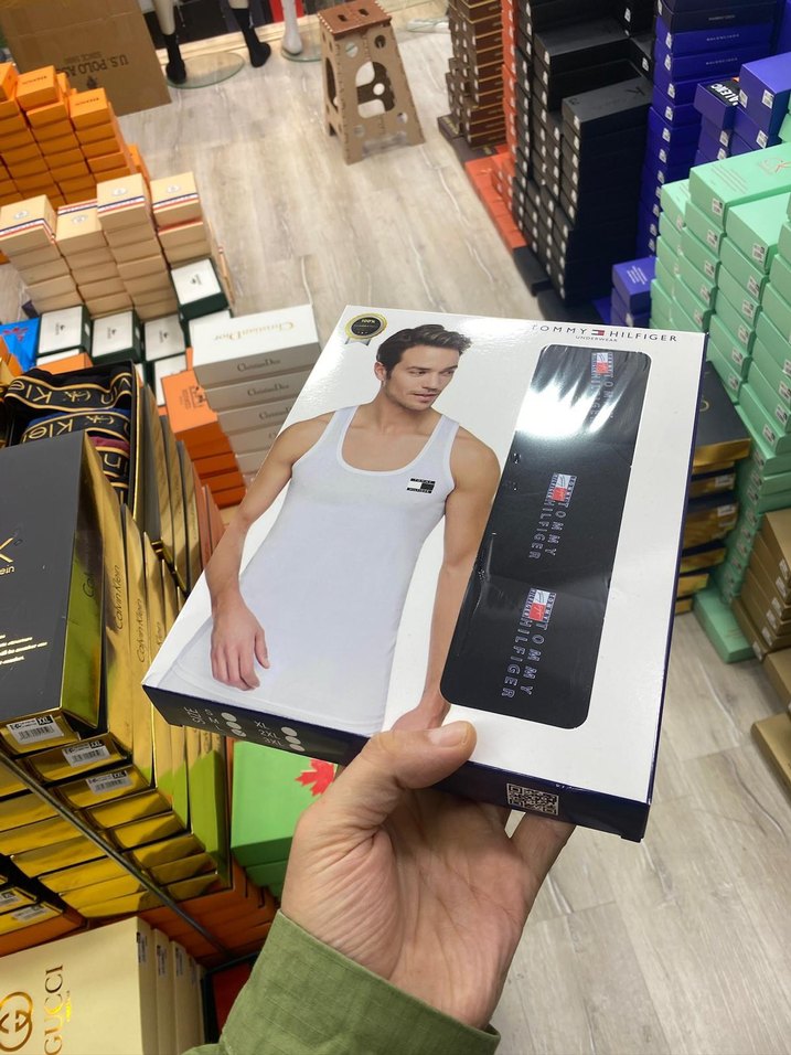 Calvin Klein Baskılı Siyah Erkek Atlet 3 lu paket group modeller - Görsel 2