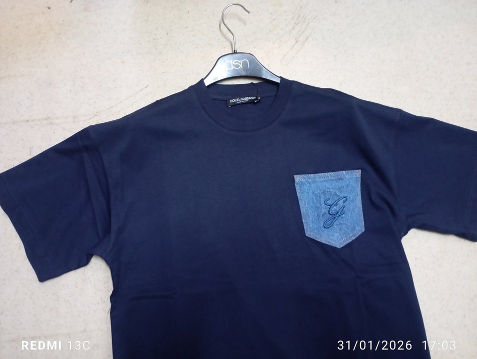 oversiz Lacivert Denim Cep Detaylı  siyah beyaz laci gri - Görsel 2