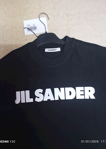 oversize Jil Sander Siyah Kısa Kollu Tişört s de xxl - Görsel 2