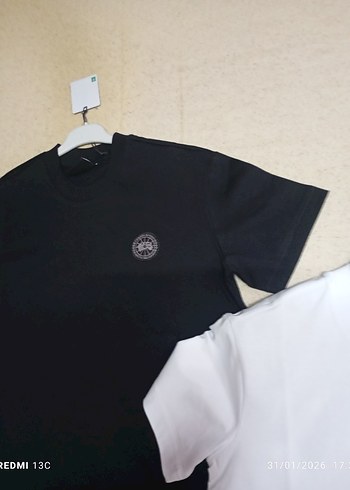 oversiize Beyaz Pamuklu Erkek Tişört, Kısa Kollu, s.m.l.xl.xxl - Görsel 2