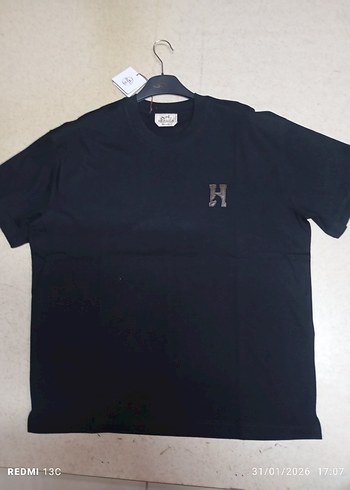 Siyah Erkek Süet Tişört, Yuvarlak Yaka, Rahat Kesim siya beya - Görsel 2