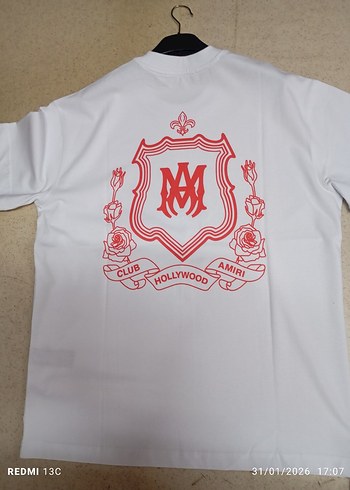 oversiz Beyaz Baskılı Kısa Kollu Erkek Tişört. serili - Görsel 3