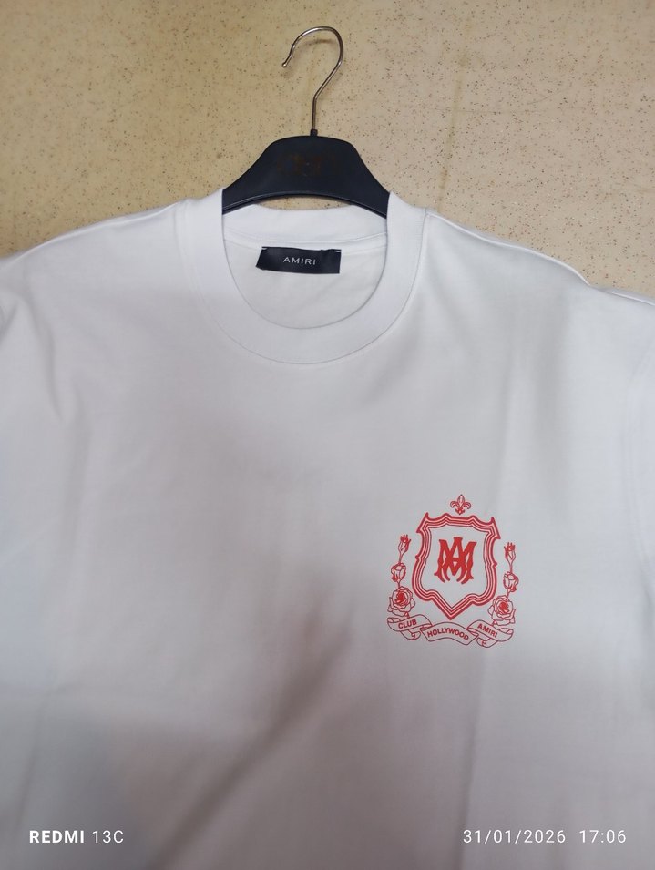 oversiz Beyaz Baskılı Kısa Kollu Erkek Tişört. serili - Görsel 2