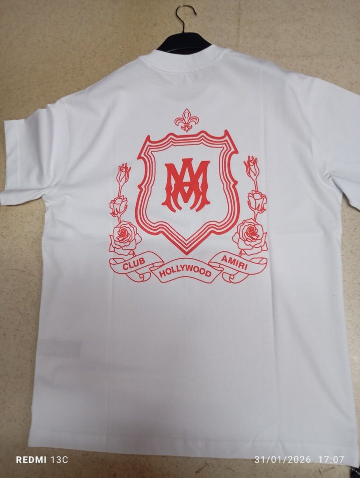 oversiz Beyaz Baskılı Kısa Kollu Erkek Tişört. serili - Görsel 3