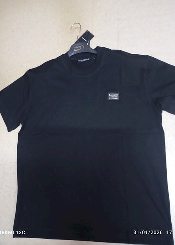 oversize dg Siyah Pamuklu Erkek Tişört - Görsel 2