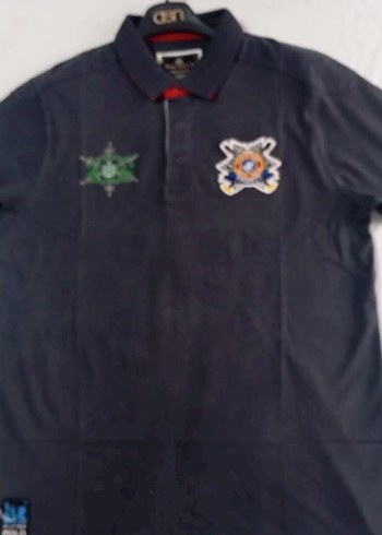 Kahverengi Çizgili Erkek Polo Tişört - Görsel 6