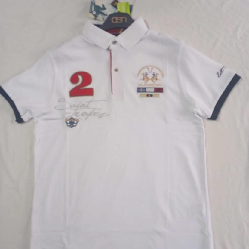 Kahverengi Çizgili Erkek Polo Tişört - Görsel 2