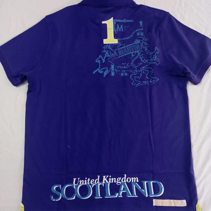 Kahverengi Çizgili Erkek Polo Tişört - Görsel 4