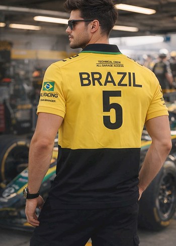 Brezilya erkek t shirt serili - Görsel 2
