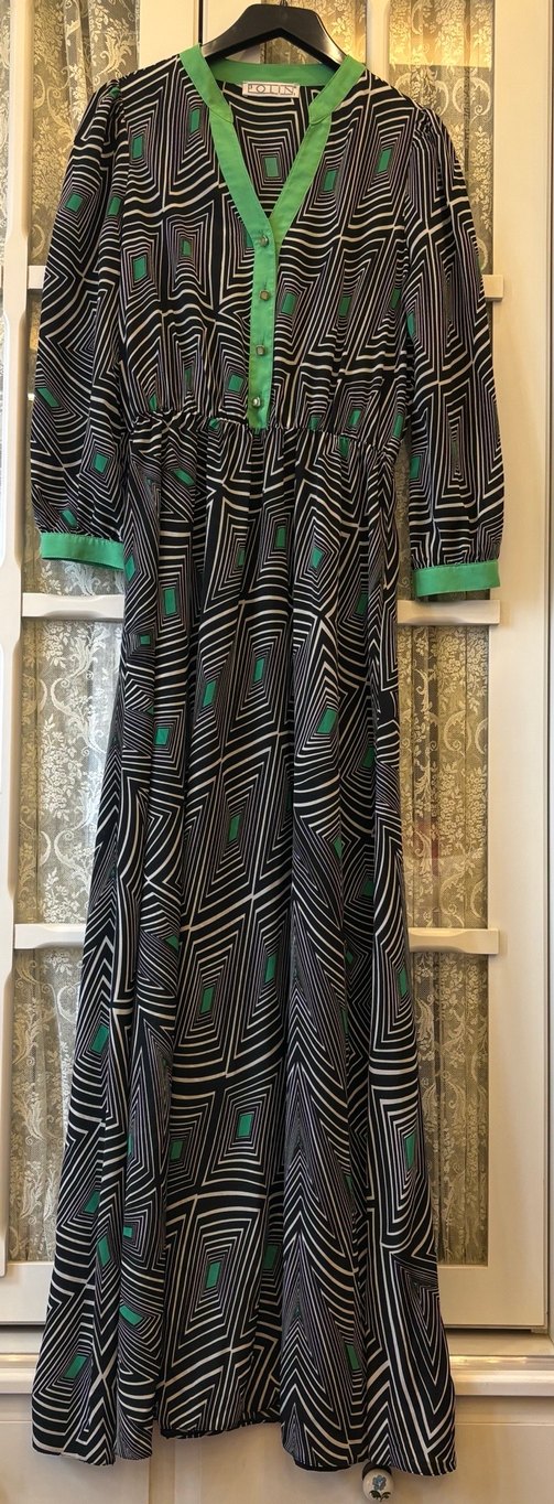 Polin Zebra Uzun Şık Elbise /38 - Görsel 2