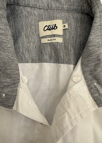Beymen Clup Erkek Beyaz Slim Fit Gömlek /M - Görsel 5