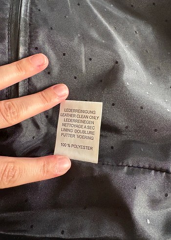 Siyah Deri Yelek - Görsel 12