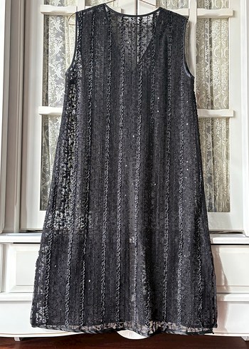 Siyah Şık Tunik Yelek Takım - Görsel 7