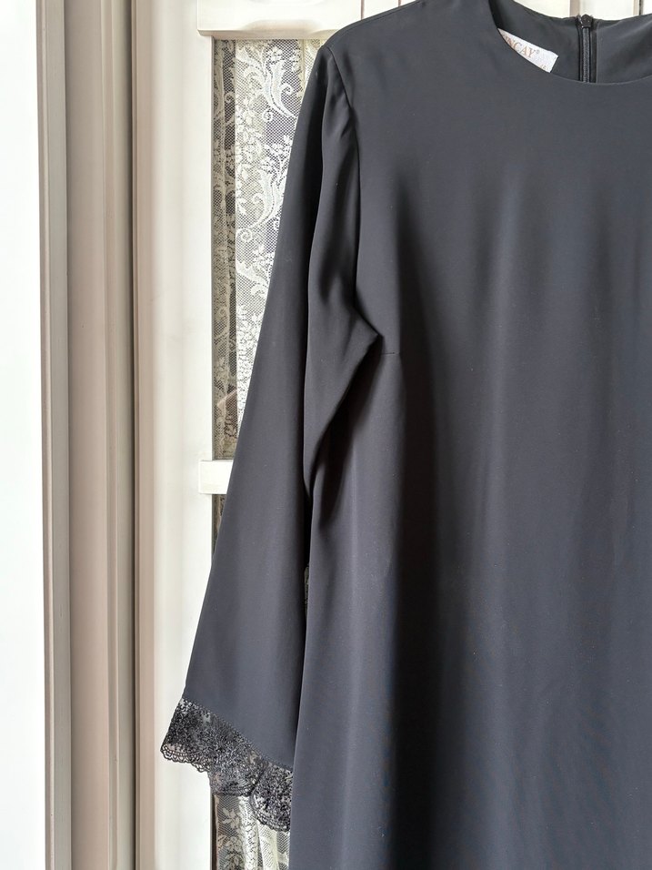 Siyah Şık Tunik Yelek Takım - Görsel 4