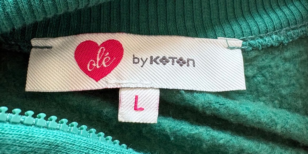 Fermuarlı Yüksek Yakalı Yeşil Crop Sweatshirt - Görsel 5