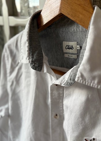 Erkek Beyaz Gömlek - Görsel 6