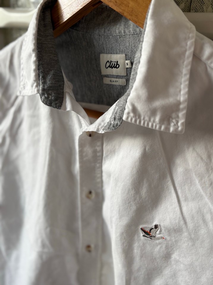 Erkek Beyaz Gömlek - Görsel 4