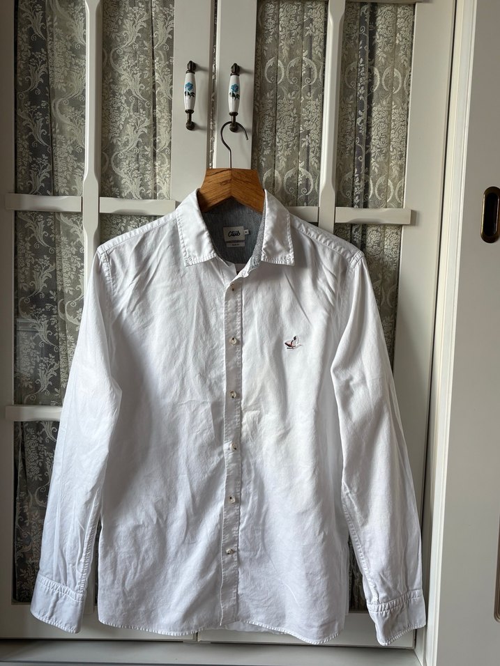 Erkek Beyaz Gömlek - Görsel 3