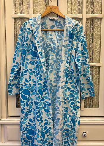 Bohem Uzun Renkli Düğmeli Tunik - Görsel 2