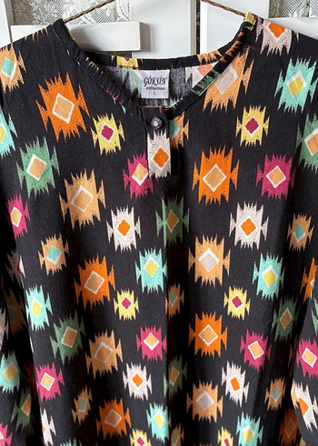 Bohem Renkli Tunik - Görsel 4