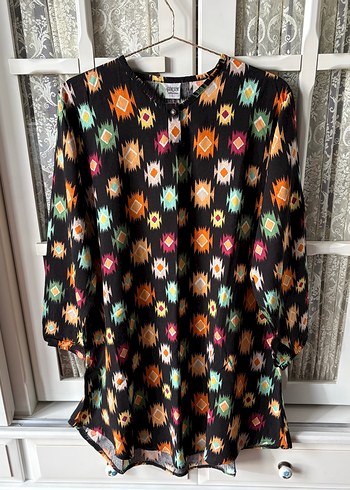 Bohem Renkli Tunik - Görsel 2