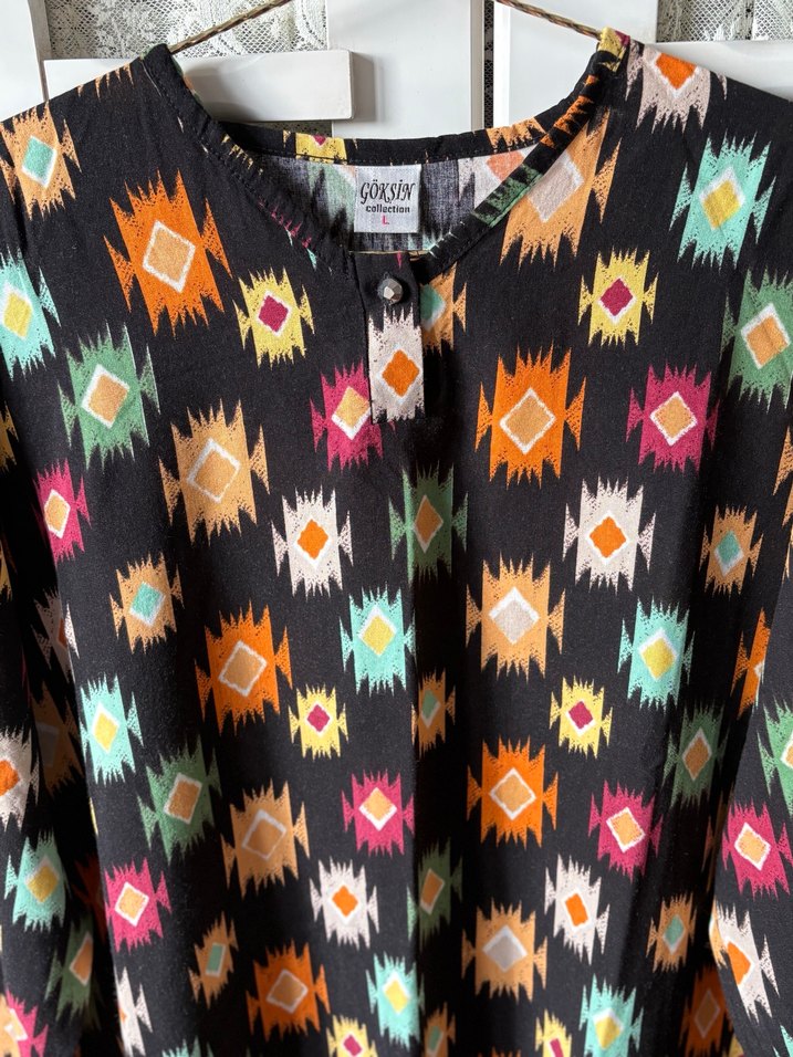 Bohem Renkli Tunik - Görsel 4