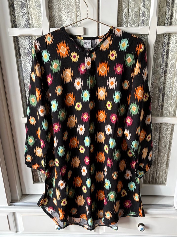 Bohem Renkli Tunik - Görsel 2