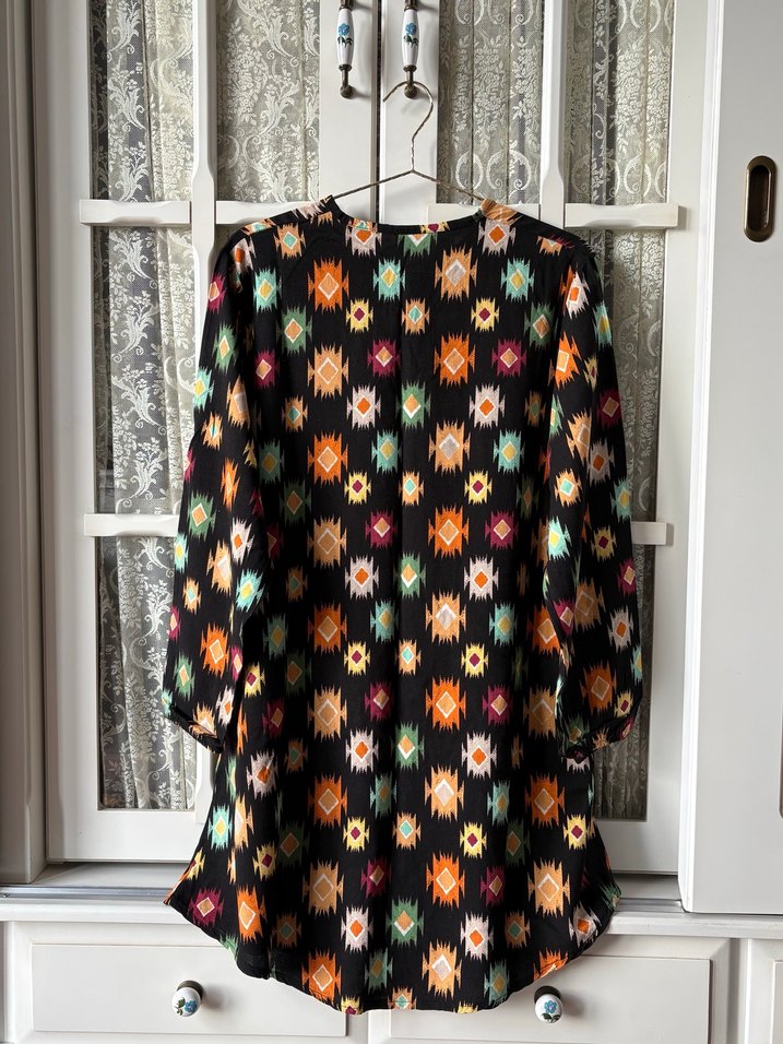 Bohem Renkli Tunik - Görsel 5