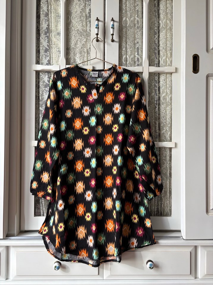 Bohem Renkli Tunik - Görsel 3