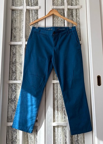 Kadın Mavi Regular Fit Denim Pantolon - Görsel 2