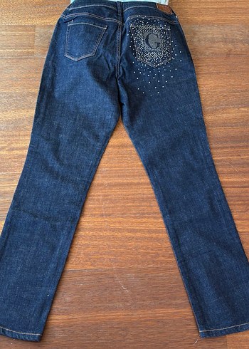Guess Kadın Lacivert Denim Pantolon - Görsel 9