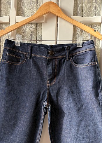 Guess Kadın Lacivert Denim Pantolon - Görsel 5